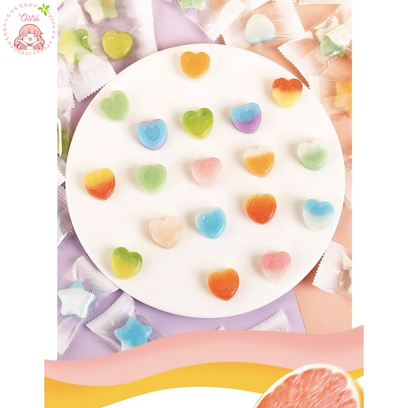 200G Kẹo hình ngôi sao năm cánh, Kẹo hương trái cây