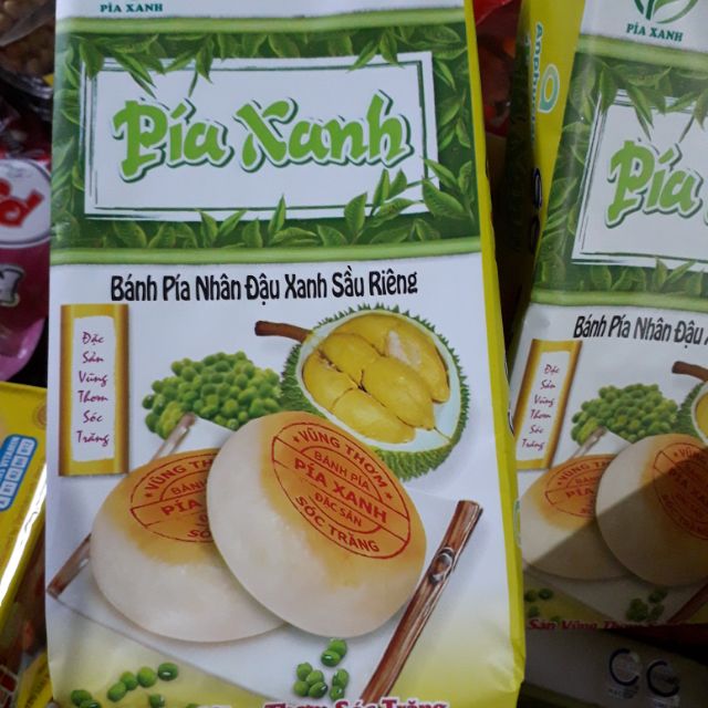 Bánh Pía nhân đậu xanh sầu riêng. Gói 300g