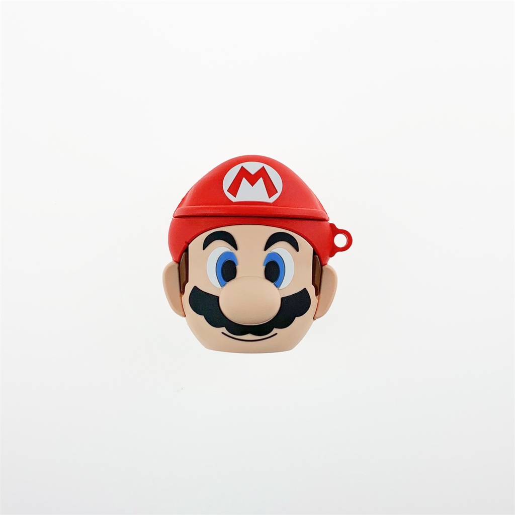 Vỏ Bảo Vệ Hộp Sạc Tai nghe không dây HUAWEI freebuds 3 4 4i pro Họa Tiết Super Mario 3D Bằng Silicon