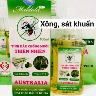 tinh dầu chống muỗi thiên nhiên maldala bách khoa