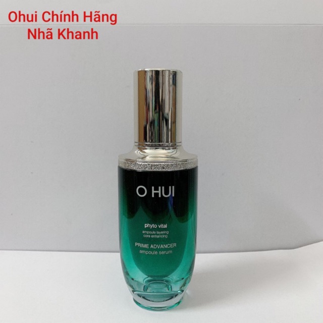 Tinh Chất Ohui Prime Advancer Ampoule Serum 20ml chống lão hoá toàn diện, sáng da và dưỡng ẩm.