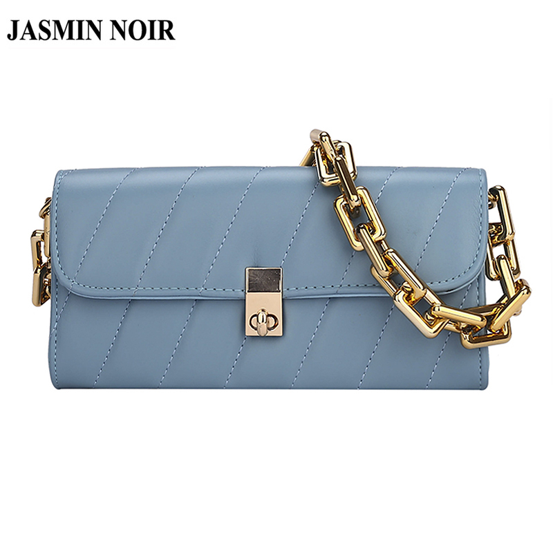 Túi Đeo Vai JASMIN NOIR Phối Dây Xích Thời Trang Kiểu Pháp Dáng Vuông Nhỏ Mới Dành Cho Bạn Nữ