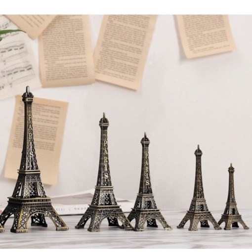 Mô hình Tháp Eiffel bằng Thép Không Gỉ size Nhỏ