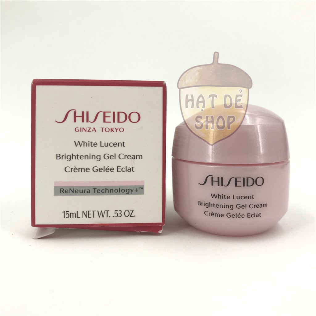 Shiseido Kem Gel Dưỡng Trắng WHITE LUCENT Brightening Gel Cream 15ml-Hàng Chính Hãng