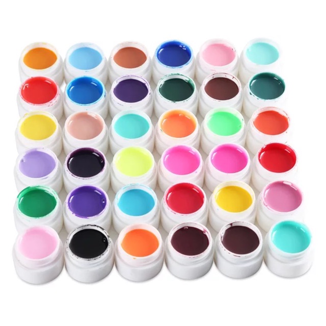 Set gel vẽ 36 màu vừa sơn nền vừa vẽ kiểu