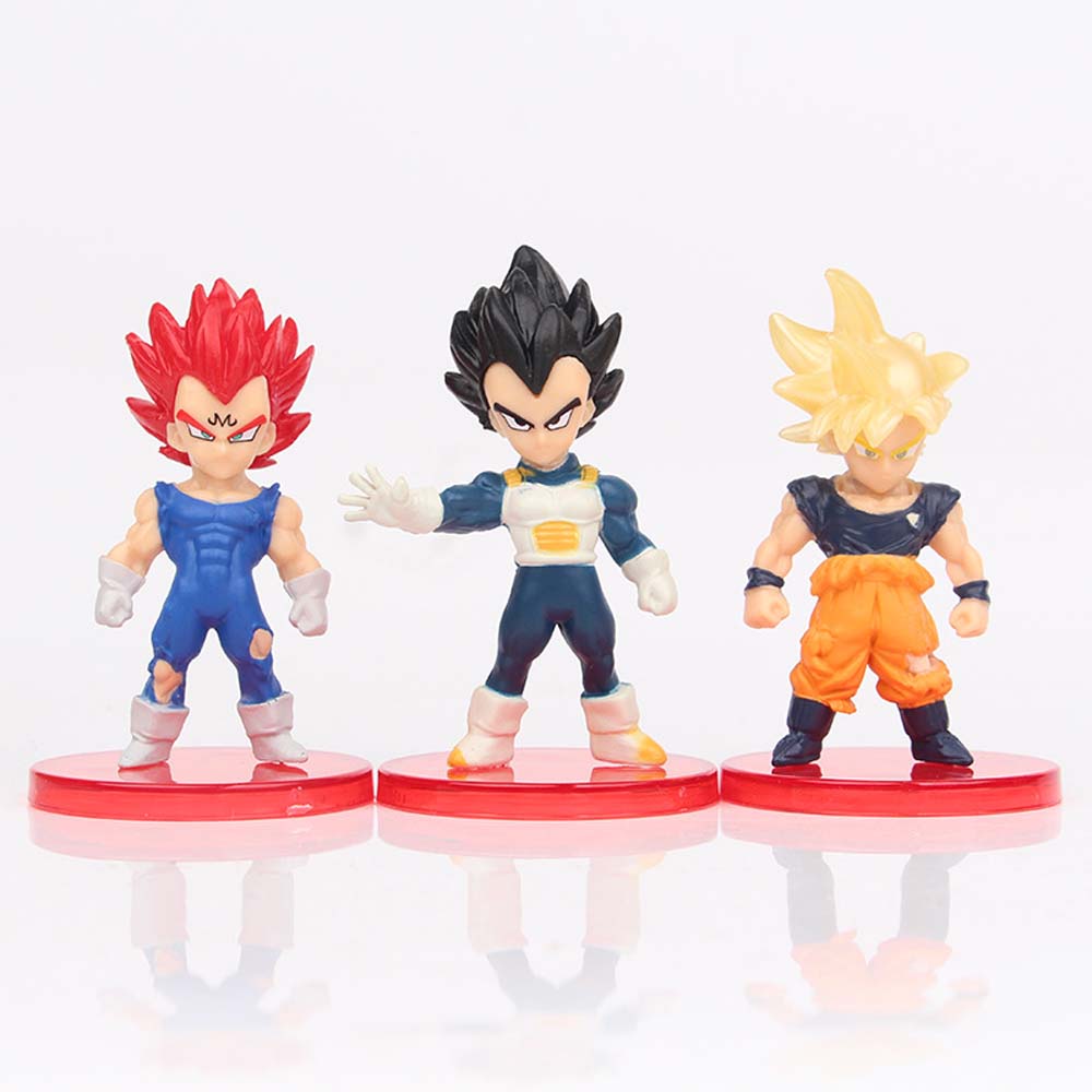 Set 21 Mô Hình Nhân Vật Phim Dragon Ball Bằng Pvc