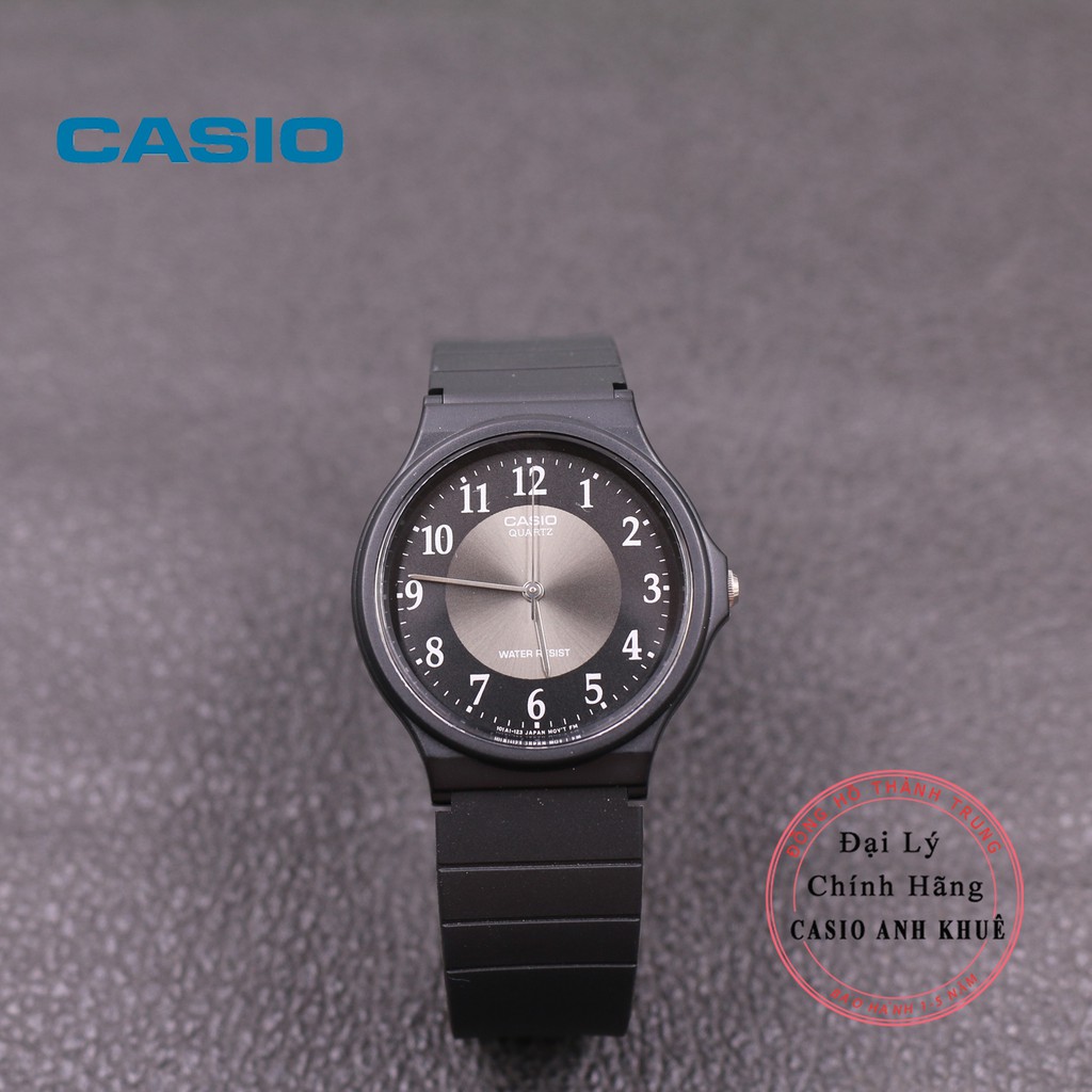 Đồng hồ Unisex Casio MQ-24-1B3LDF dây nhựa