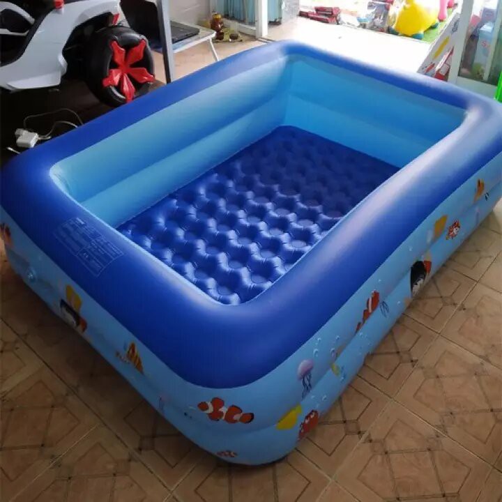 Bể Bơi Phao 1m2 Chất Đẹp dày dặn cho Bé