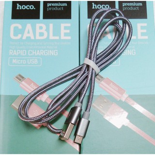 Cáp Sạc Android Bọc Dù Hoco X2 1m Siêu Bền Sạc Siêu Nhanh