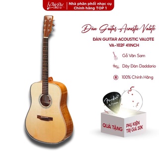 Đàn Guitar Acoustic VALOTE VA-102F - GUITAR Đệm Hát Gỗ Vân Sam Cao Cấp - Độ Ngân Tốt - Full phụ kiện