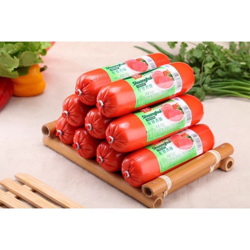 XÚC XÍCH SIÊU TO KHỔNG LỒ SHUANGHUI xúc xích lạp xưởng tê cay ăn là mê