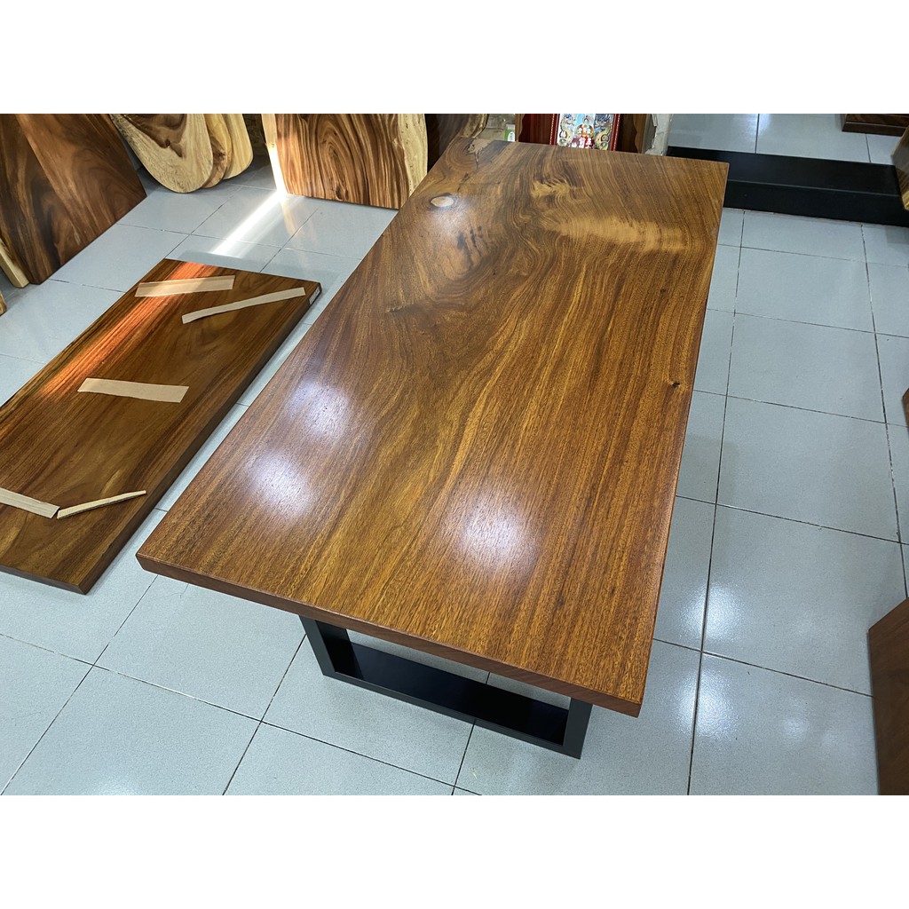 Bàn ăn bàn học gỗ Lim nguyên khối