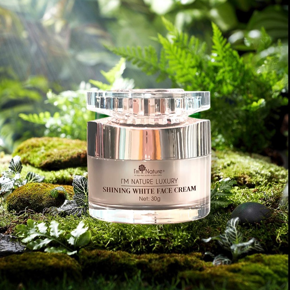 Kem Dưỡng Trắng Cao Cấp Shining White Face Cream I'm Nature _ Kem Dưỡng Da Trắng Sáng Mờ Nám Hết Thâm