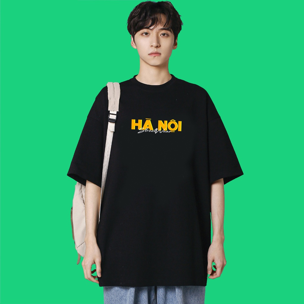 Áo Thun Tay Lỡ Hà Nội Xịn Áo Phông Cotton Nam Nữ Unisex - In Hình Local Brand Streetwear Oversize Form Rộng AQ15