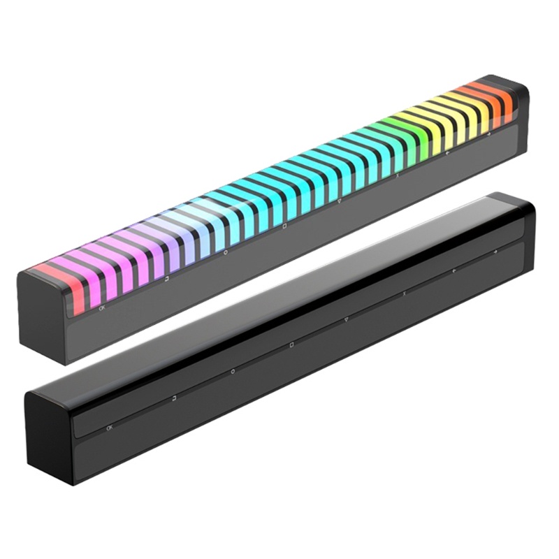 Dải Đèn LED 32 Bit Phát Nhạc Nhiều Màu Trang Trí Nội Thất Xe Hơi