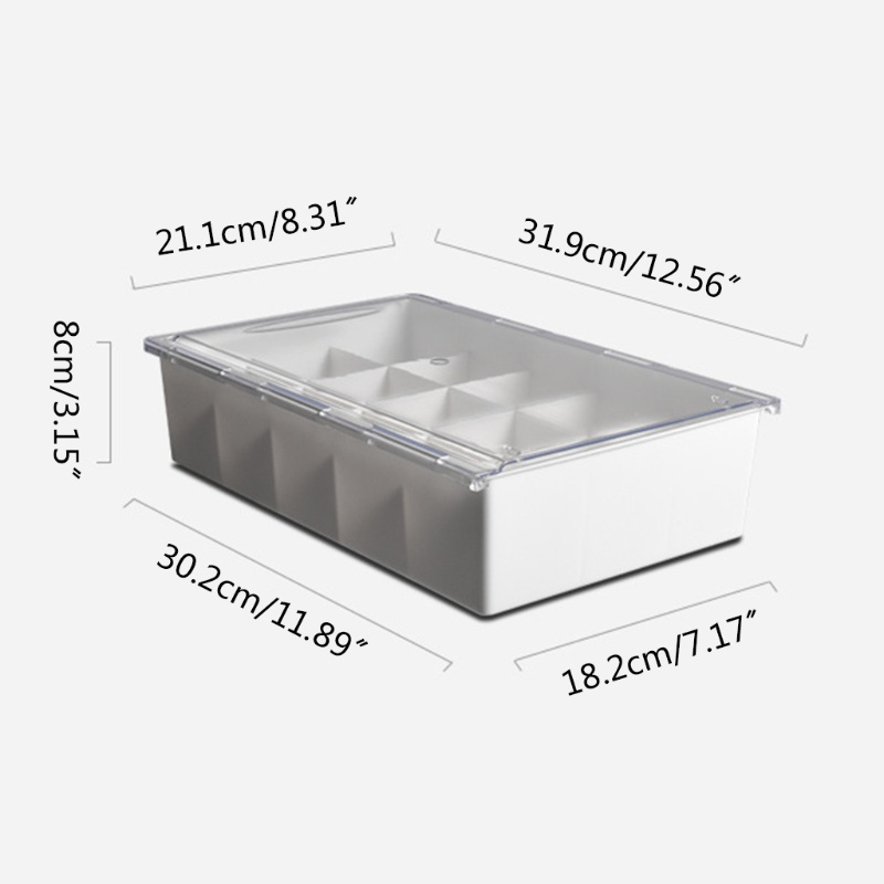 Hộp Đựng Vớ / Đồ Lót Nhiều Ngăn Tiện Dụng Cho Phòng Ngủ / Ký Túc Xá