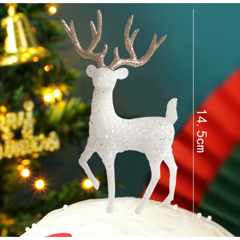 Phụ Kiện Nhũ Sang Trọng Treo Trang trí Cây Thông, Trang Trí Noel Giáng Sinh