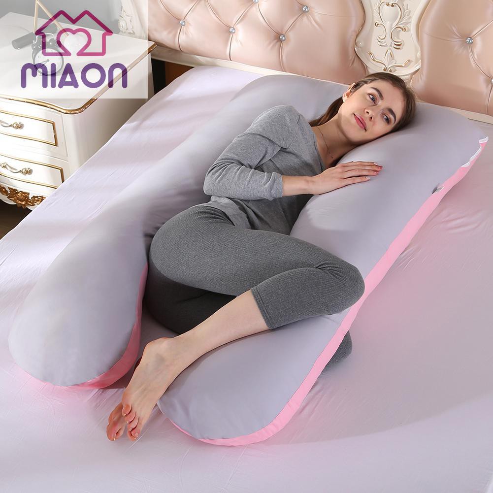 Vỏ Gối Cotton Chữ U Đa Năng Cho Phụ Nữ Mang Thai