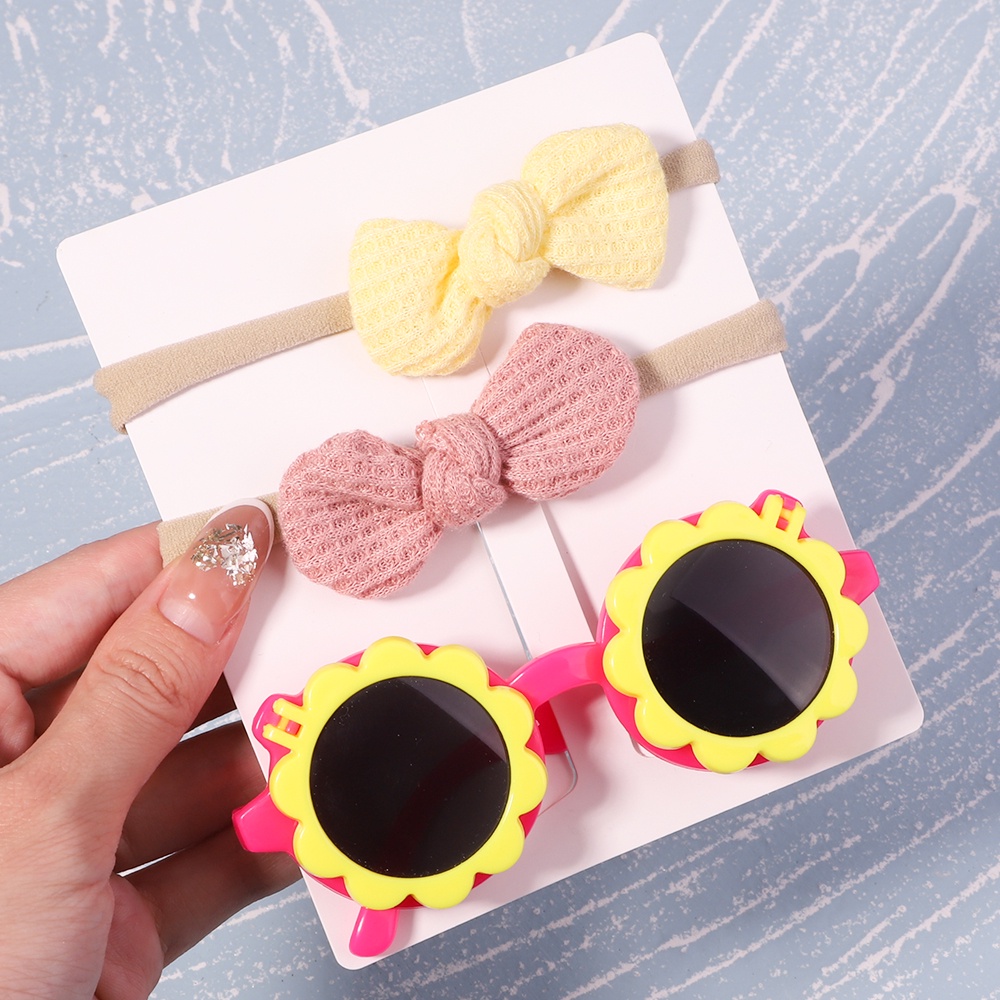 RainBow Bows Set 3 Phụ Kiện Tóc Dễ Thương Cho Bé