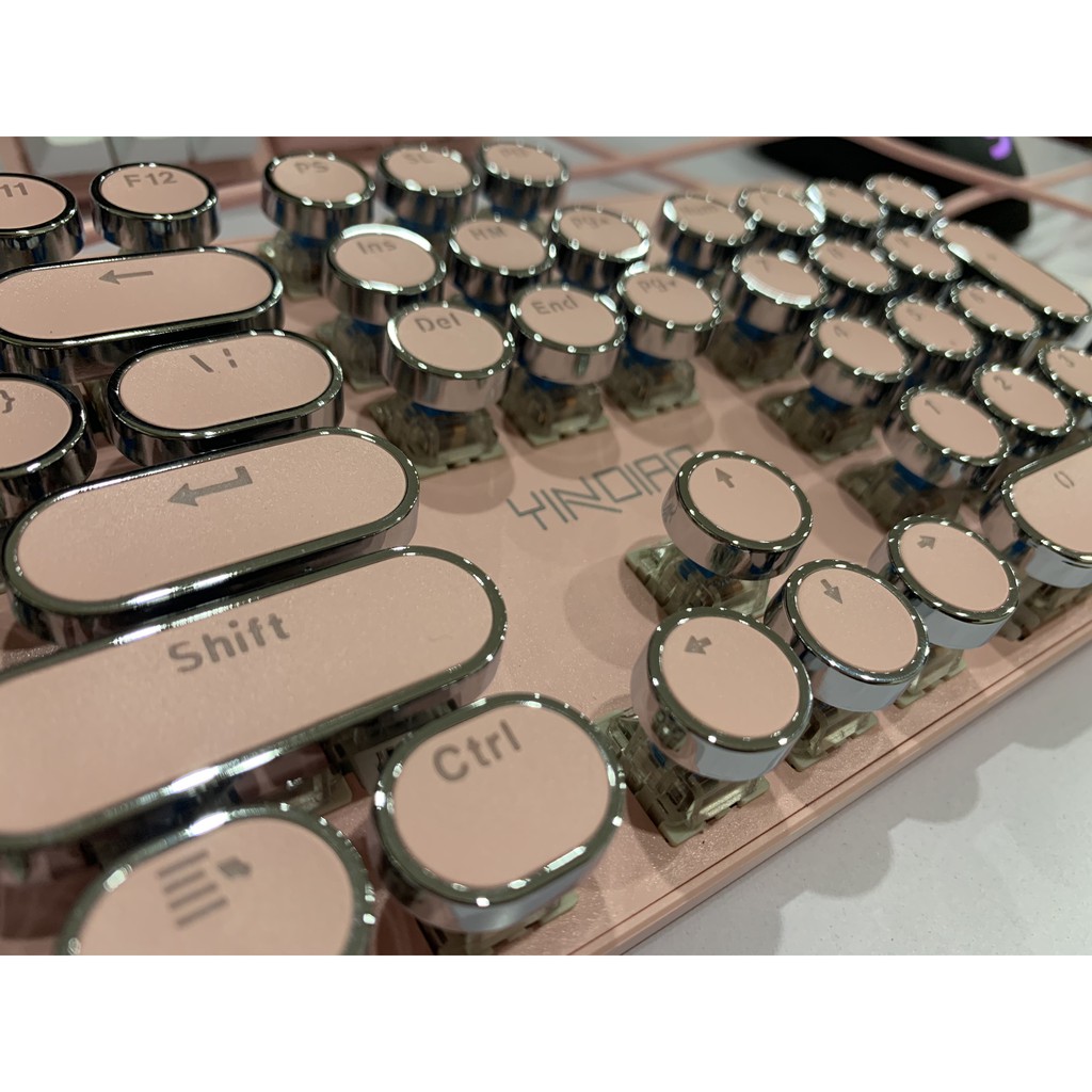 Bàn phím cơ hồng ZK4 blue swich [VIDEO] | BigBuy360 - bigbuy360.vn