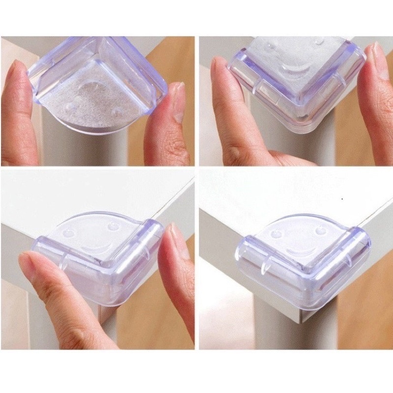 Miếng bịt góc bàn silicon chống va đập, an toàn cho bé
