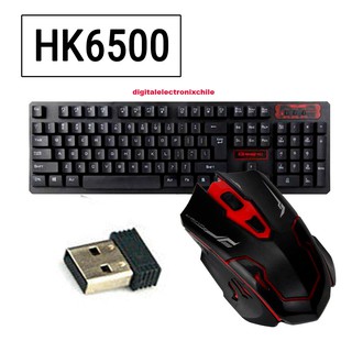 Bàn phím và chuột không dây hk6500 chuyên game thủ .