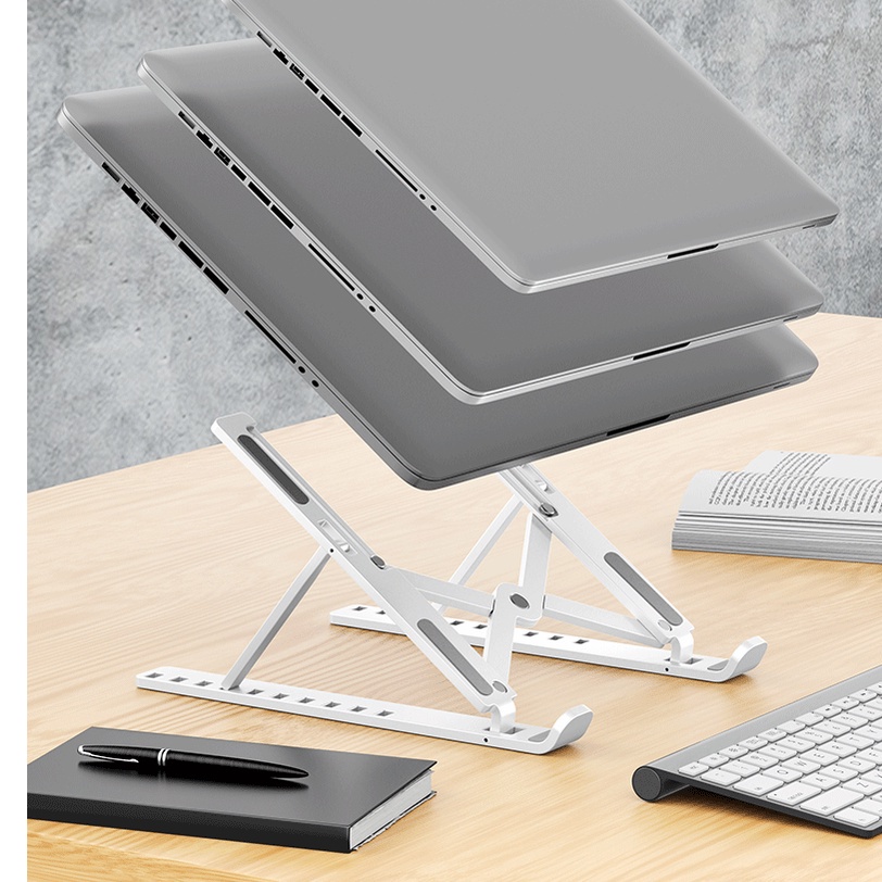 Giá Đỡ Laptop Máy Tính Bảng Bằng Nhựa Để Bàn Tiện Dụng