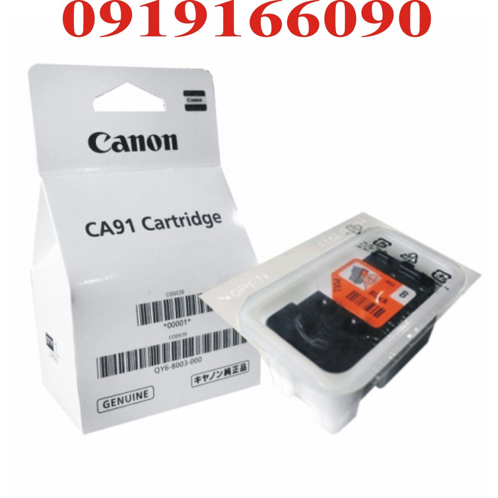 Bộ đầu in phun dùng cho máy in Canon G1000,G2000,G3000,G1010,G2010,G3010 mã CA91 và CA92