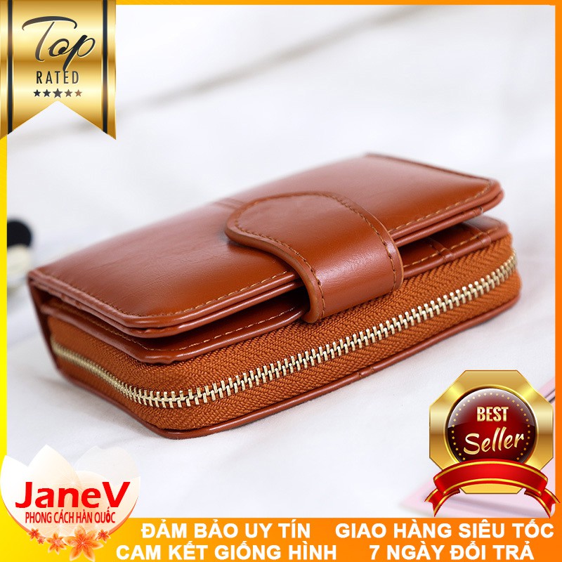 Ví Nữ Mini Ngắn Cầm Tay Cực Xinh Cao Cấp Phong Cách Hàn Quốc TVNN142