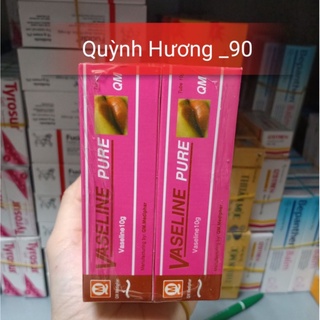  Combo 10 tuýp VASELINE Pure QM giúp làm mềm da,chống khô da 