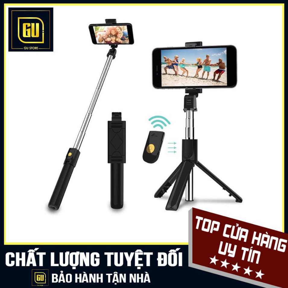 URGS ✔️✔️Giá rẻ nhất ✔️✔️Gậy Tự Sướng Selfie 3 Chân Đứng Tripod K07 - - Cao Cấp Remote điều khiển từ xa . 25 YC50
