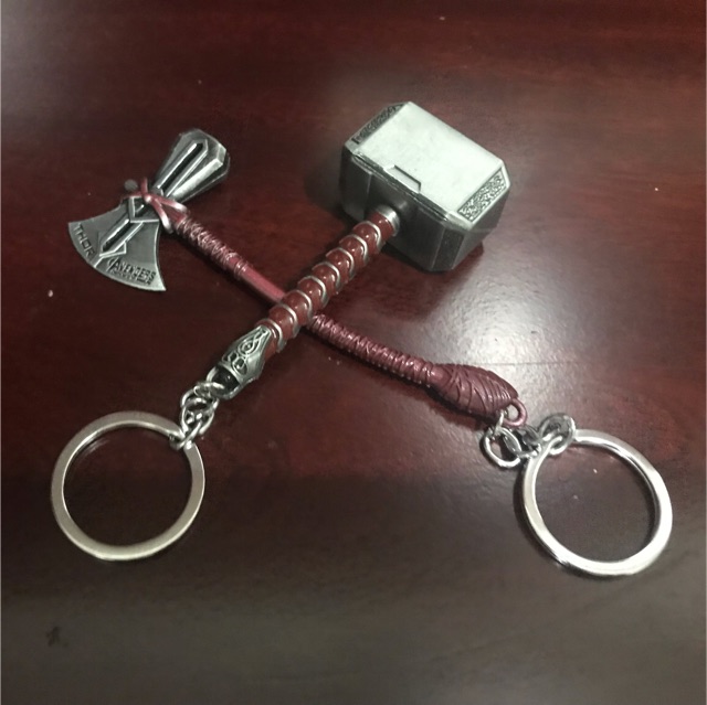 Móc Khóa Marvel Avenger - Búa Thor - Stormbreaker - Đao Thanos - Găng Tay Vô Cực