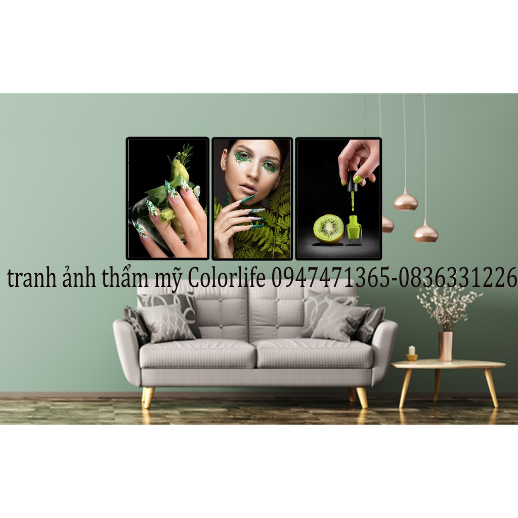 TRANH TRANG TRÍ TIỆM NAIL TRANH NAIL SIÊU ĐẸP GIÁ XƯỞNG B36 ColorLife SIÊU BỀN BẢO HÀNH 2 NĂM