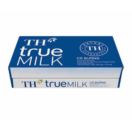 3 LỐC SỮA TH TRUE MILK  180ML ÍT ĐƯỜNG CÓ ĐƯỜNG