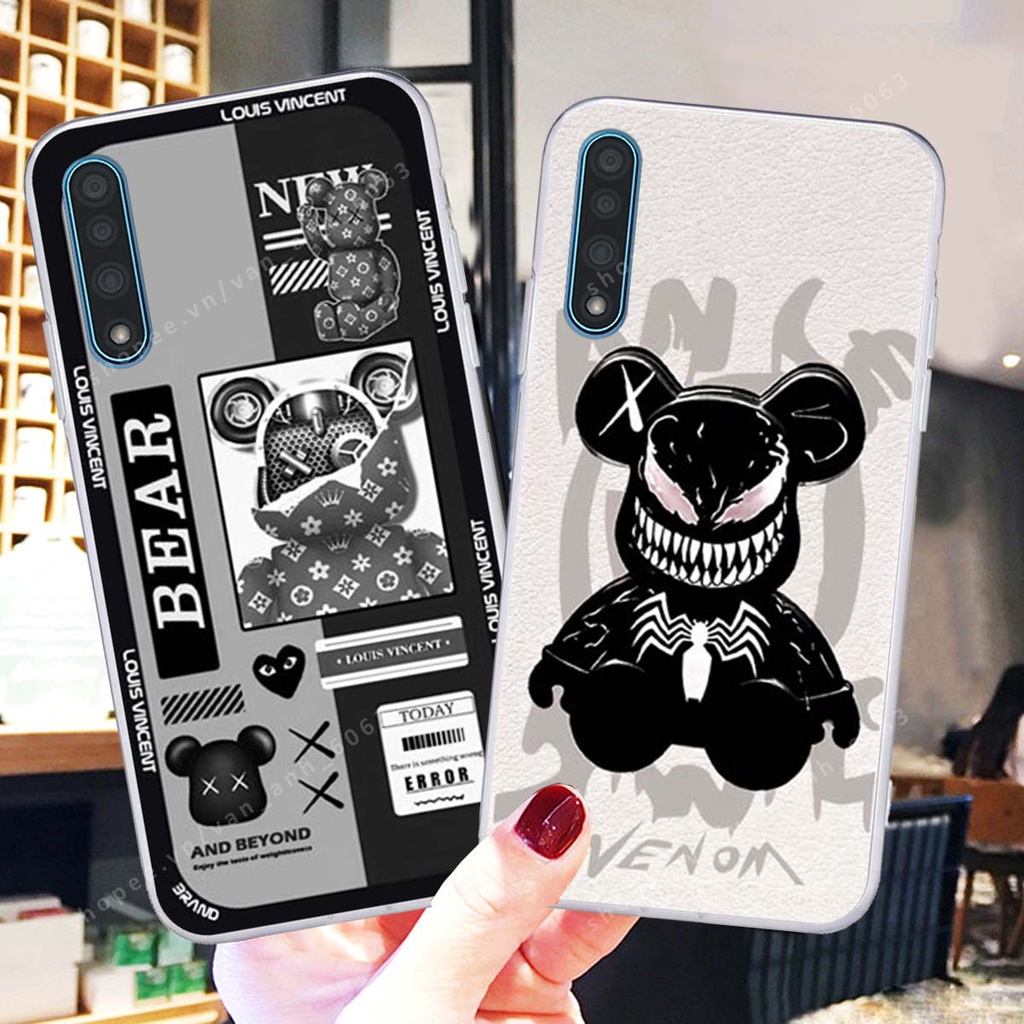 Ốp lưng Vsmart Live hình kaws, bear brick, venom thời trang siêu ngầu