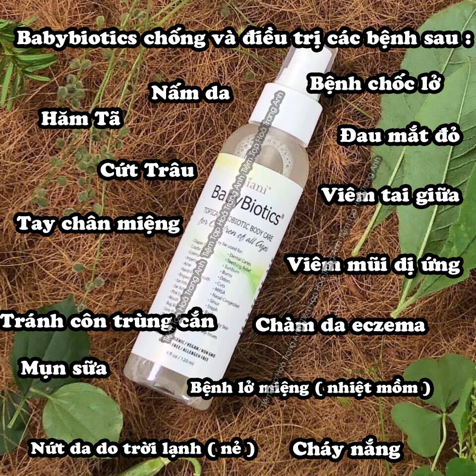 Men vi sinh Siani BabyBiotics dạng xịt