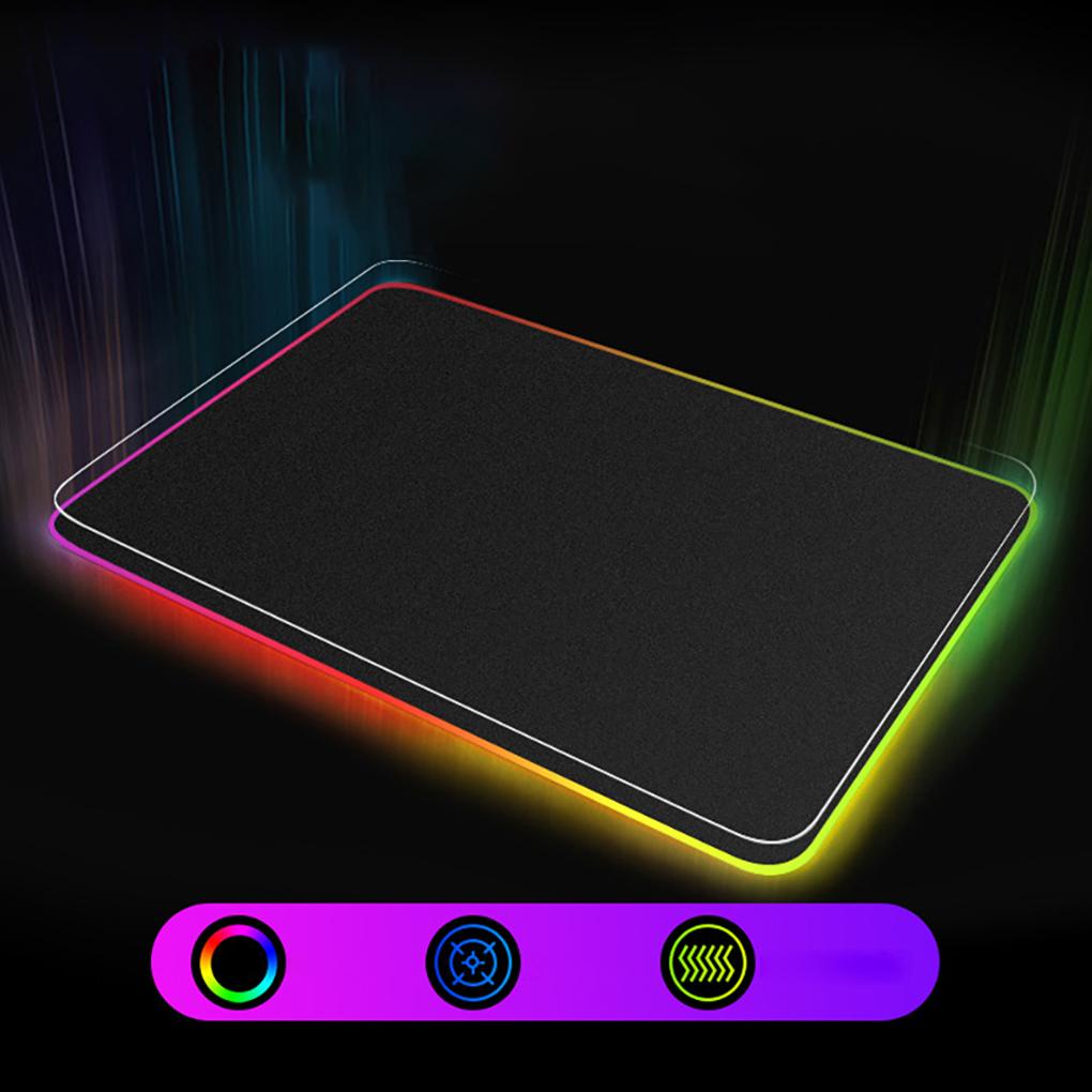 Tấm Lót Chuột Chơi Game Cỡ Lớn Có Đèn LED RGB Chuyên Nghiệp Cho Máy Tính