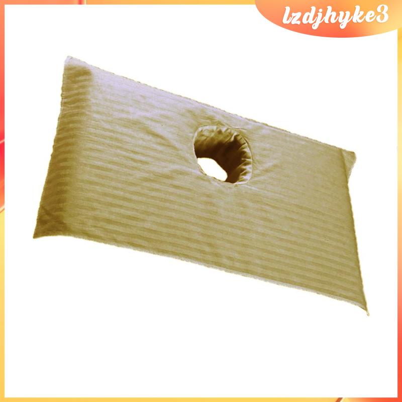 Bộ Ga Trải Giường Mát Xa Với Lỗ Che Mặt Màu Trắng lzdjhyke3