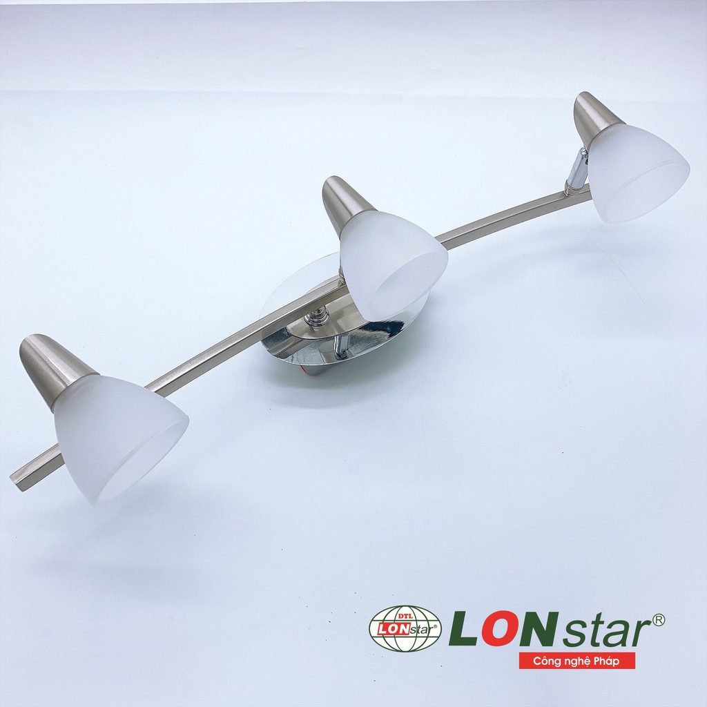 Đèn Soi Tranh,Rọi Gương LONstar 3 Bóng , Phong Cách Hiện Đại ,Điều Chỉnh Được Góc Chiếu