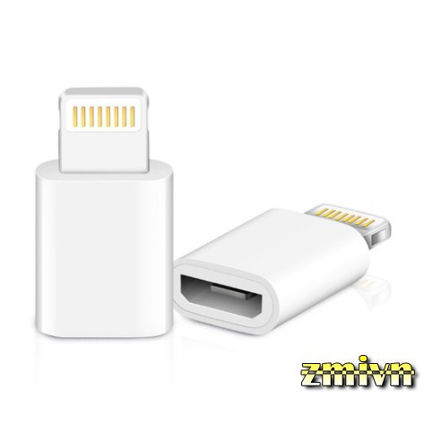 Đầu chuyển đổi Type C , Micro USB sang Lightning dành cho IPhone, IPad