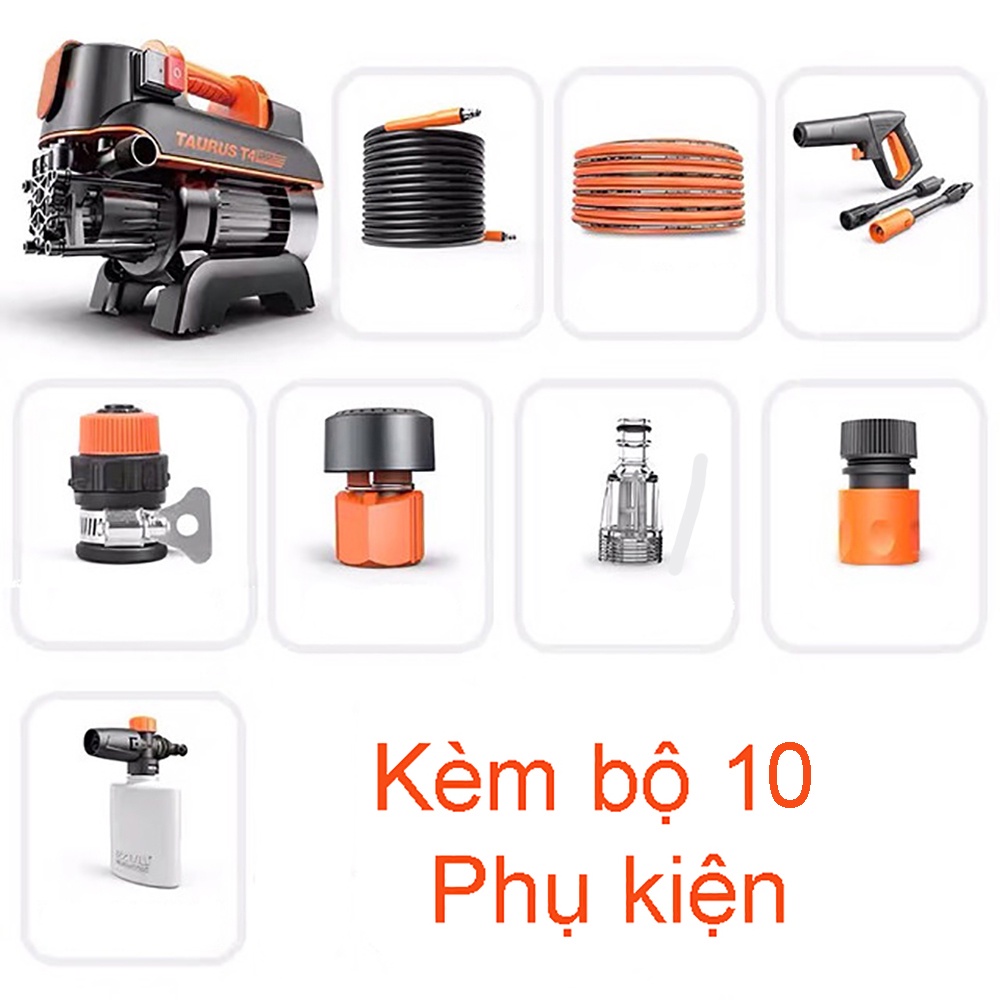 Máy Phun Xịt Rửa Xe ABG YLQ4420G-T4 Plus Công Suất 1500W Thiết Bị Chuyên Dụng Cho Cửa Hàng Rửa Xe Và Nhà Xưởng