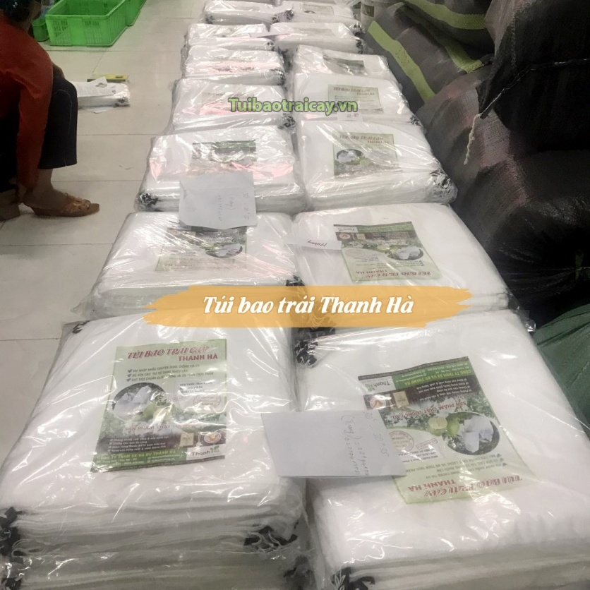 Túi bọc bưởi, túi bọc quả bưởi Diễn cỡ 25x30cm Thanh Hà vải không dệt - 50 túi