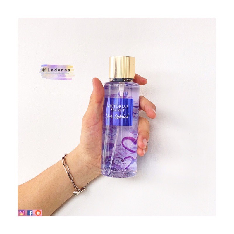 Xịt thơm dưỡng thể toàn thân Bodymist Love Addict- Victoria's Secret