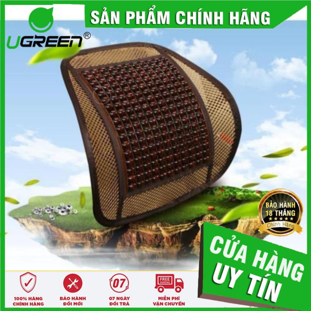 Tựa lưng lưới đan hạt gỗ ⚡️BÁN CHẠY_2020⚡️DÀNH RIÊNG cho ghế ô tô và văn phòng tốt cho lưng , chống mỏi khi ngồi lâu