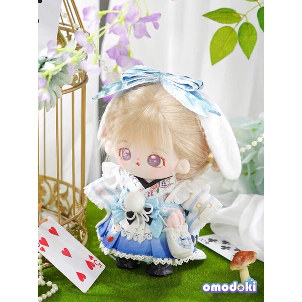 Set trang phục Thị Trấn Cổ Tích cho doll 20cm Omodoki Nàng Tiên Cá, Bạch Tuyết, Alice, Cô Bé Quàng Khăn Đỏ