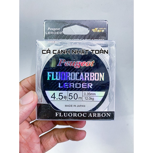 DÂY CƯỚC CÂU CÁ PEUGEOT FLUOROCARBON LEADER JAPAN 50M