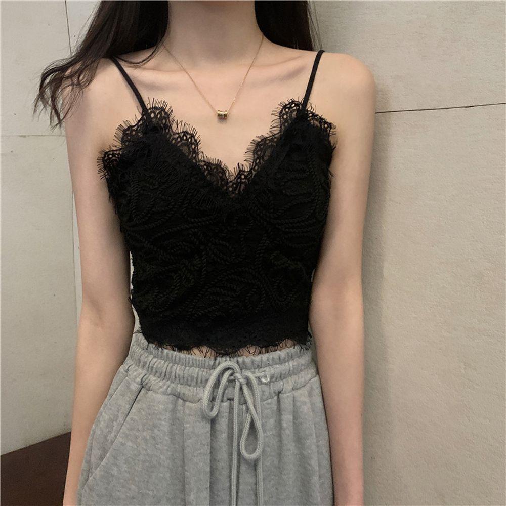 Áo lót kiểu gợi cảm thoáng khí có miếng đệm ngực màu trơn thoải mái gợi cảm đơn giản