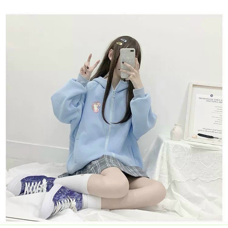 (FREE SHIP) ÁO KHOÁC  CHỐNG NẮNG NỮ HỌA TIẾT KÌ LÂN BẢY MÀU SIÊU NGỘ NGHĨNH ĐÁNG YÊU TK 2022