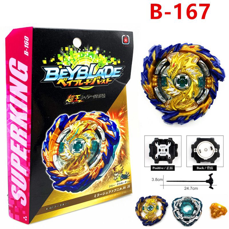 B-167 đồ chơi Beyblade Burst Sparking SuperKing Booster Mirage Fafnir Nt 2S With Box