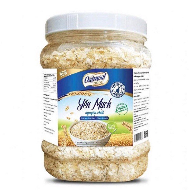 Bột Yến Mạch Nguyên Chất Oatmeat(BC-BH)